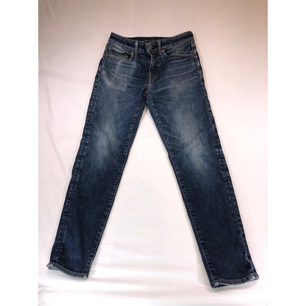 American Eagle Ne(x)t Level Airflex Skinny Jeans Mens 28x30 Medium Wash Blue